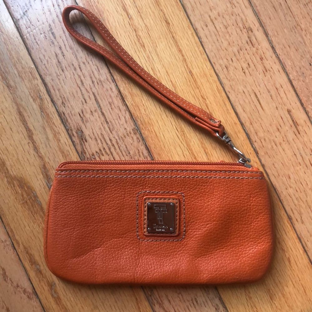 Tignanello leather wristlet